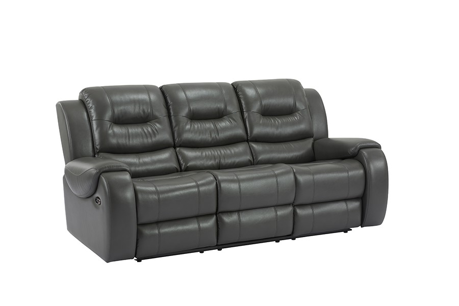 RC-2430 Daya Kulit Udara Faux Reclining Three Seater Sofa