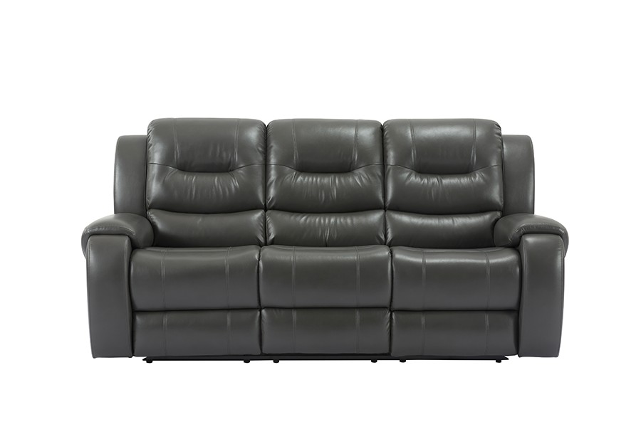RC-2430 Daya Kulit Udara Faux Reclining Three Seater Sofa