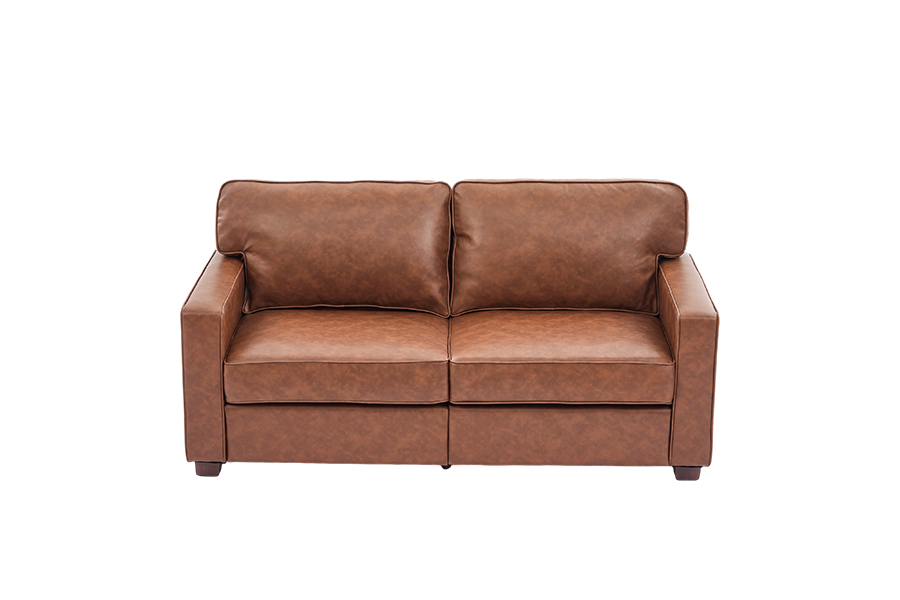 Sofa Kulit Imitasi PU, Kursi (SF021-BR-S)/Kursi Empuk(SF021-BR-M)/Sofa(SF021-BR-L)